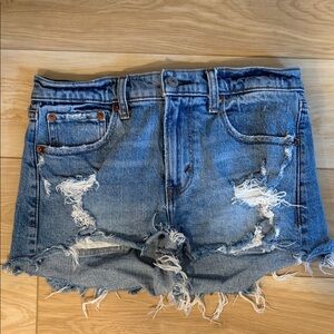 Distressed Denim Women Shorts
